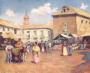Seller image for Malaga-A Market for sale by Antiqua Print Gallery