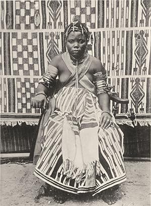 A West African Bride - The cloth worn by the bride, the daughter of one of the most important chi...