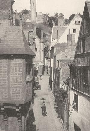 Imagen del vendedor de Chinon : La rue du Vieux-Carroi a la venta por Antiqua Print Gallery