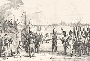 Napoléon visitant le port de Cherbourg