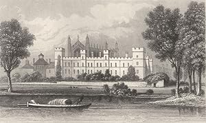 Eton college, Berkshire, from the Thames