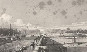 Bild des Verkufers fr Place de Louis XV, taken from the Bridge zum Verkauf von Antiqua Print Gallery