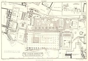 Rome; The forum romanum and its surrounding buildings