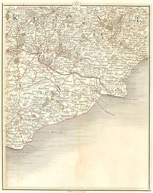 [no title] - Map section 17 from Cary's New Map of England & Wales (1794), covering parts of the ...