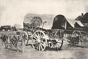 Pendant la guerre américaine de «Sécession», 1860-1865; Chariot à Bagages