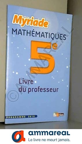 Seller image for Myriade 5e o Livre du professeur for sale by Ammareal