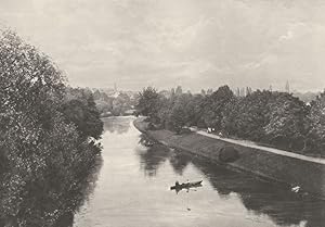 Imagen del vendedor de The Leam at Leamington a la venta por Antiqua Print Gallery