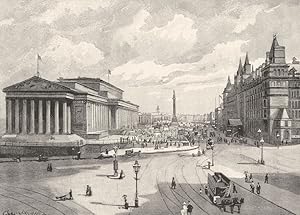 Immagine del venditore per St. George's hall and Lime street, Liverpool venduto da Antiqua Print Gallery