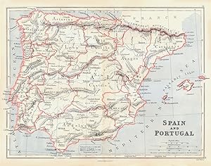 Imagen del vendedor de Spain and Portugal a la venta por Antiqua Print Gallery