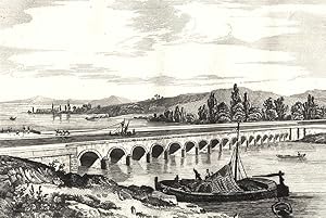 Canal latéral à la Loire, pont aqueduc sur l'Allier près de Nevers