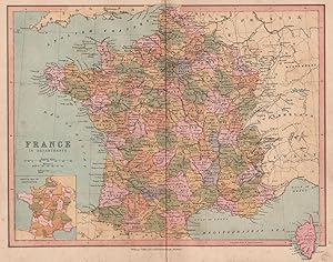 France in departments; Sketch map of provinces