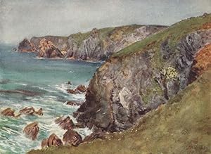 Seller image for The Coast near the Lizard for sale by Antiqua Print Gallery