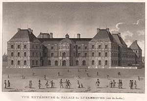 Vue Extérieure du Palais du Luxembourg (côté du Jardin.)