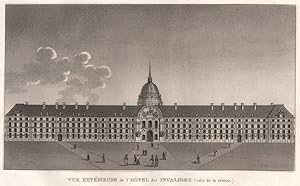 Vue Extérieure de L'Hôtel des Invalides (côte de la rivière.)