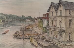 Immagine del venditore per Up-river: View from the Windsor-Eton Bridge venduto da Antiqua Print Gallery
