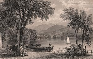 Bild des Verkufers fr Windermere lake, from the ferry house zum Verkauf von Antiqua Print Gallery