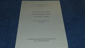 Bild des Verkufers fr Der hannoversche Verfassungskonflikt 1837-1839. zum Verkauf von Versandantiquariat Ingo Lutter