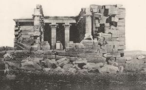 Imagen del vendedor de Temple de Maharakkah, Nubie, Vers 1850 a la venta por Antiqua Print Gallery