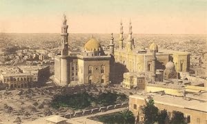 General view with the Mosques of Sultan Hassan and El-Rifai