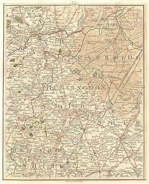 [no title] - Map section 34 from Cary's New Map of England & Wales (1794), covering part of East ...