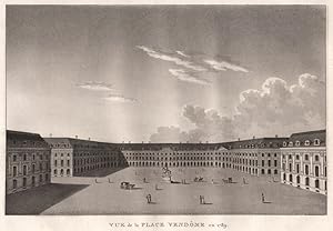 Vue de la Place Vendôme en 1789