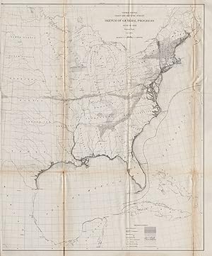 United States Coast and Geodetic survey sketch of general progress June 30, 1889 Eastern sheet