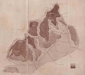 Seller image for Sketch map of Central and Northern Cotswolds for sale by Antiqua Print Gallery