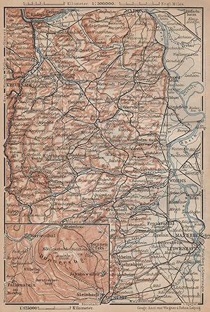 Map of Rhenish Hesse