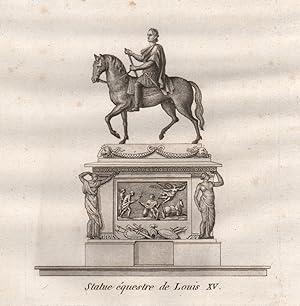 Statue équestre de Louis XV