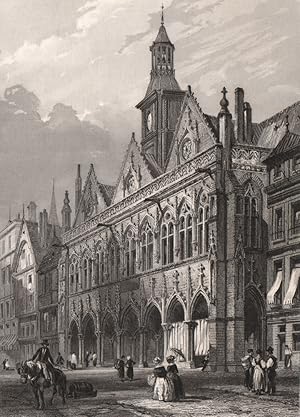 Bild des Verk�ufers f�r H�tel de Ville de St. Quentin zum Verkauf von Antiqua Print Gallery