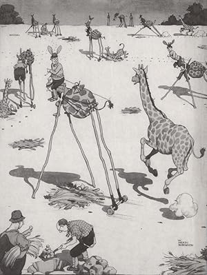 Bild des Verkufers fr Decoying the Giraffe zum Verkauf von Antiqua Print Gallery