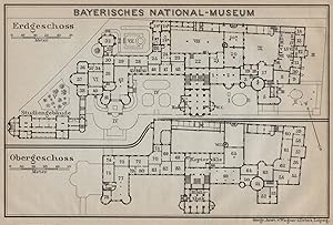 Bayerisches National-Museum; Erdgeschoss; Obergeschoss - Bavarian National Museum at Munich