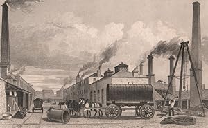 Steam-engine manufactory, and iron-works, Bolton