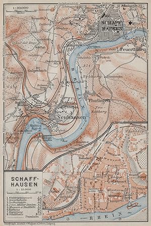 Schaffhausen - Environs of Schaffhausen, Falls of the Rhine