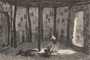 Interior of a Bambara house