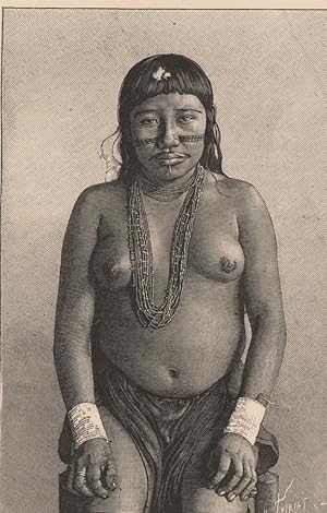 Bild des Verkufers fr Galibi woman zum Verkauf von Antiqua Print Gallery