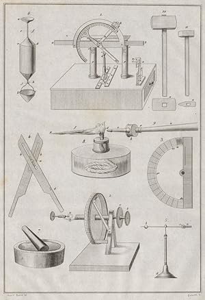 Image du vendeur pour instrumens d'Histoire naturelle mis en vente par Antiqua Print Gallery