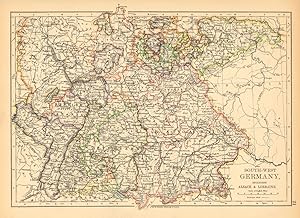 South-West Germany, including Alsace & Lorraine