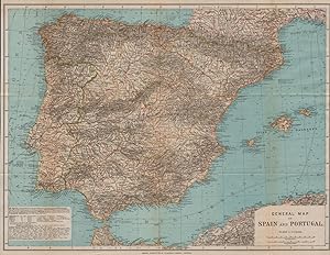 Seller image for General map of Spain and Portugal for sale by Antiqua Print Gallery