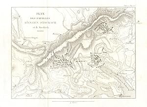 Seller image for Plan des Batailles d'Engen Stockach et de Moeskirch for sale by Antiqua Print Gallery