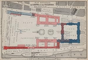 Plan Historique du Louvre et des Tuileries