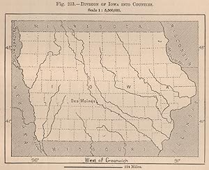 Division of Iowa into Counties