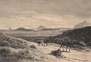 Tunisian landscape-view taken from the Tellat pass