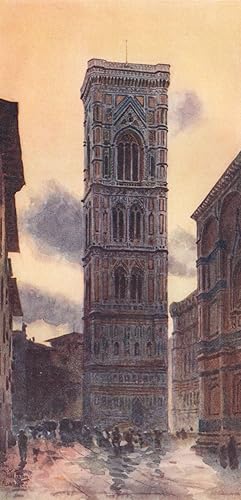 Imagen del vendedor de The Campanile, Florence a la venta por Antiqua Print Gallery