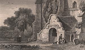 Immagine del venditore per Mongeham church, near Deal, Kent venduto da Antiqua Print Gallery