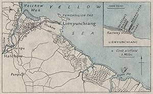 Image du vendeur pour Fig. 74. Lienyunchiang (Laoyao); Inset map of Lienyunchiang mis en vente par Antiqua Print Gallery