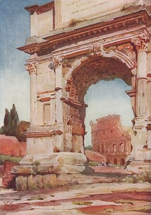 Imagen del vendedor de The Arch of Titus, Rome a la venta por Antiqua Print Gallery