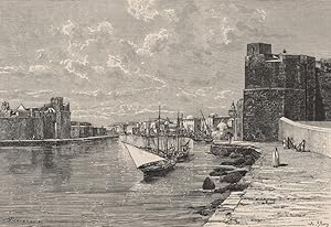 Imagen del vendedor de Bizerta, viewed from The Kasbah a la venta por Antiqua Print Gallery