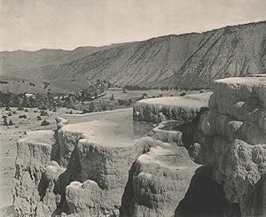 Seller image for Minera Terraces, West Side - Yellowstone National Park for sale by Antiqua Print Gallery