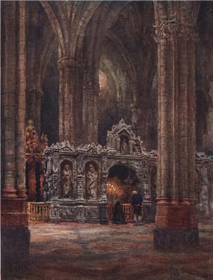 Imagen del vendedor de Saragossa. In the old cathedral a la venta por Antiqua Print Gallery